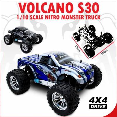 Volcano S30 1/10 Scale Nitro Monster Truck